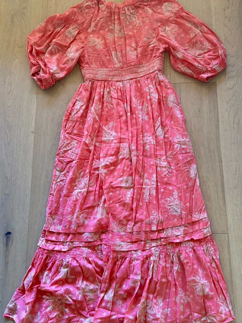 Free People Golden Hour Maxi Dress in Electropop Pink - Picture 6 of 7